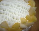ラム酒香る 洋梨ケーキ ココアスポンジ　作り方14写真