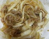 レンジで簡単！生姜焼き 冷やしうどん作り方5写真
