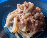 レンジで簡単！生姜焼き 冷やしうどん作り方10写真