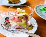爽やか☆マグロとセロリのレモンタルタル作り方4写真