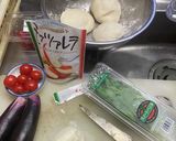 焼き茄子とモッツァレラチーズのピッツァ作り方1写真