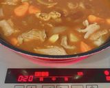 炭酸水で煮込む！！牛すじカレー作り方8写真