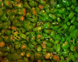 甘長と釜あげしらすのゴマ油炒め作り方6写真