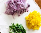 速攻♬サーモンの洋風ちらし寿司（丼）作り方1写真