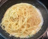 簡単!生ハムと水菜のクリームパスタ作り方5写真