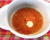 離乳後期〜☆ツナとトマトのスープ作り方3写真