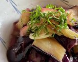 甘酸っぱい味のなすとピーマンの揚げ浸し作り方5写真