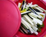 簡単！夏野菜とツナの生姜だし炒め作り方3写真