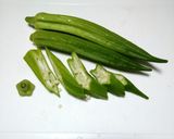 オクラのタイ風炒め物作り方1写真