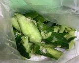 きゅうりの梅肉和え作り方1写真