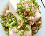 スプーンで食べる簡単冷奴 豆腐 みょうが作り方3写真