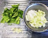 【牛肉とピーマンとキャベツの味噌炒め】作り方2写真