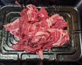 【牛肉とピーマンとキャベツの味噌炒め】作り方3写真
