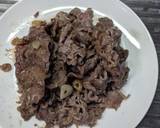 【牛肉とピーマンとキャベツの味噌炒め】作り方4写真