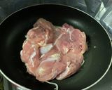 焼いてから切る!親子丼作り方1写真