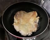 焼いてから切る!親子丼作り方2写真
