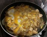 焼いてから切る!親子丼作り方7写真