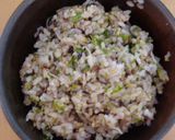 ヘルシー！セロリの葉とじゃこの混ぜご飯！作り方4写真