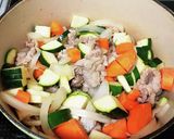 夏野菜の豚肉カレー作り方3写真
