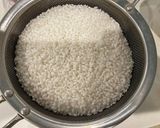 前日下準備した無洗米を圧力鍋で炊く作り方2写真