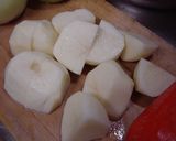 圧力鍋で油揚げじゃが作り方2写真