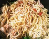 カレー焼きそば☆夏野菜使用作り方4写真