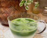 お家でちょっとカフェ気分アイス抹茶ラテ作り方2写真