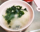 レンジで簡単♪オートミール鮭わかめ雑炊作り方1写真