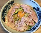 ソーセージとズッキーニの豆乳パスタ作り方7写真