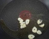 豆苗のにんにく炒め作り方2写真