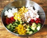 テーブル華やか♡食感たのしいトスサラダ作り方5写真