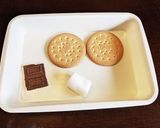 簡単おやつ★マシュマロチョコサンド★作り方1写真