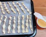 パイシートで簡単☆あんこねじりパイ作り方5写真