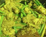 鶏レモングラス炒めឆាគ្រឿង作り方6写真