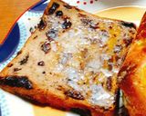 ★レーズン入り食パン×バタートースト★作り方3写真