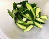 漬け時間なしきゅうり麺ポンうまだれ浅漬け作り方1写真