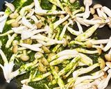 パスタのバジルソース炒めウインナー添え作り方4写真