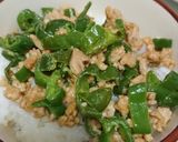簡単！美味！豚ひき肉とピーマンの味噌炒め作り方5写真