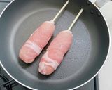 簡単♡肉巻きスティックおにぎり作り方4写真