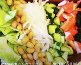 大豆入りのグリーンサラダ作り方5写真