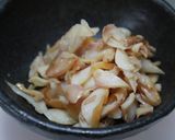 ホッケと梅の炒めご飯♫作り方1写真
