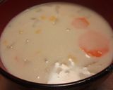 鍋のスープdeクリームシチュー作り方3写真