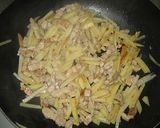 じゃがいもの千切り豚肉炒め作り方5写真