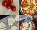 焼き茄子とモッツァレラチーズのピッツァ作り方4写真