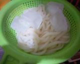冷やしオリーブ梅かつお節うどん♪作り方5写真