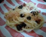 冷やしオリーブ梅かつお節うどん♪作り方7写真