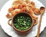 動画レシピ鶏むね肉唐揚げニラめんつゆ添え作り方7写真
