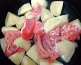 じゃがいもと豚肉の煮物(粉吹き風に)作り方4写真