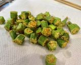 カレー味のオクラフライ作り方6写真