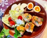 豚バラで巻いたよ！キムチとライスボール作り方13写真